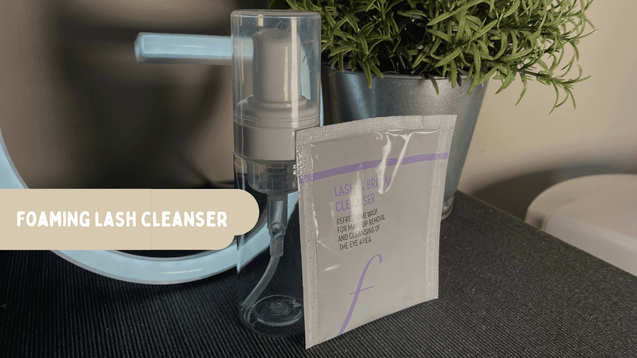 How to refill your foaming lash cleaner